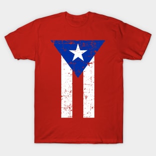 Puerto Rican flag - grunge design T-Shirt